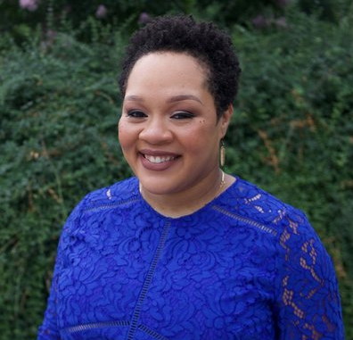 Snap: Beautiful Yamiche Alcindor in her blue dress